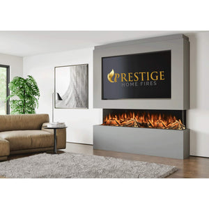 Prestige MW12 1900 Pre Built Media Wall Fireplace