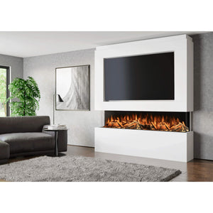 Prestige MW12 1900 Pre Built Media Wall Fireplace