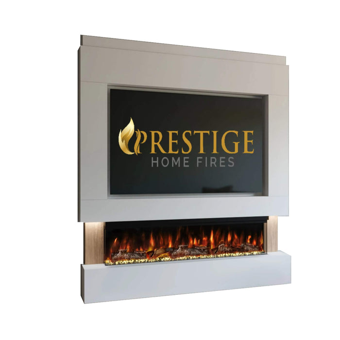 Prestige MW13 1900 Pre Built Media Wall Fireplace