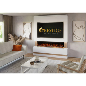 Prestige MW14 1900 Pre Built Media Wall Fireplace