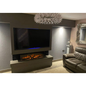 Prestige MW2 1800 Pre Built Media Wall Fireplace