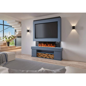 Prestige MW3 1800 Pre Built Media Wall Fireplace