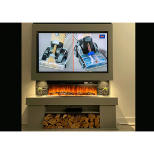 Prestige MW3 1800 Pre Built Media Wall Fireplace