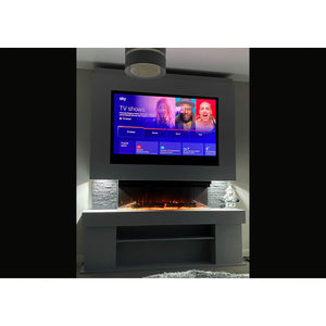 Prestige MW3 1800 Pre Built Media Wall Fireplace