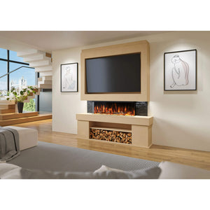 Prestige MW3 1800 Pre Built Media Wall Fireplace