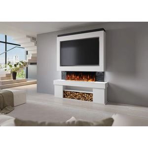 Prestige MW3 1800 Pre Built Media Wall Fireplace