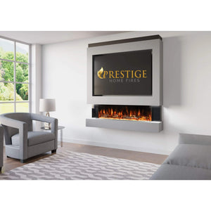 Prestige MW4 1500 Pre Built Media Wall Fireplace