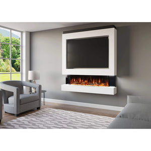 Prestige MW4 1500 Pre Built Media Wall Fireplace