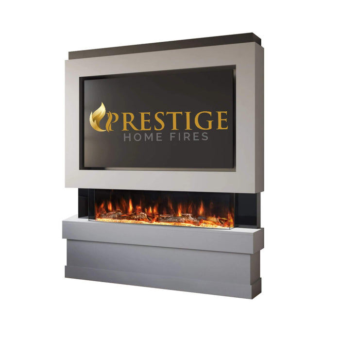 Prestige MW5 1500 Pre Built Media Wall Fireplace