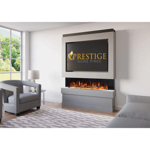 Prestige MW5 1500 Pre Built Media Wall Fireplace