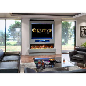 Prestige MW8 1800 Pre Built Media Wall Fireplace