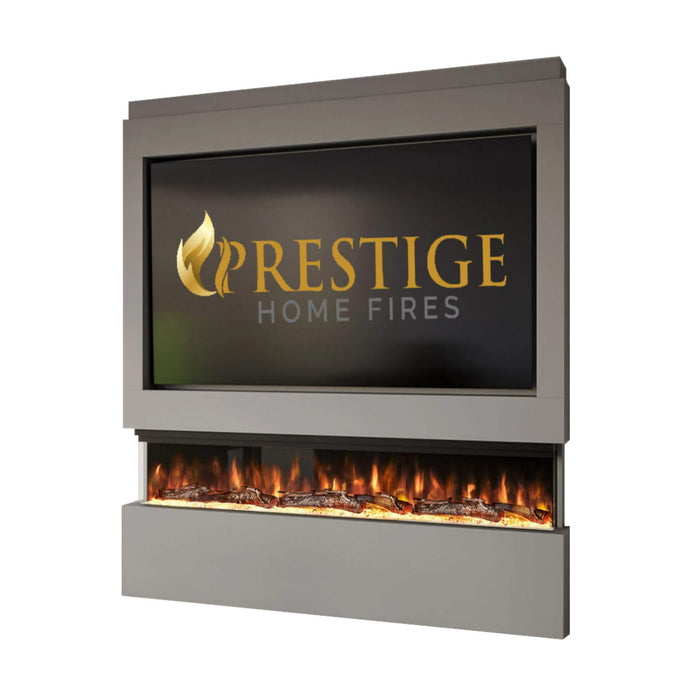 Prestige MW9 1900 Pre Built Media Wall Fireplace