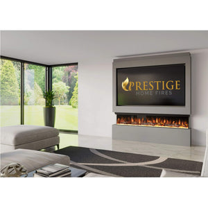 Prestige MW9 1900 Pre Built Media Wall Fireplace