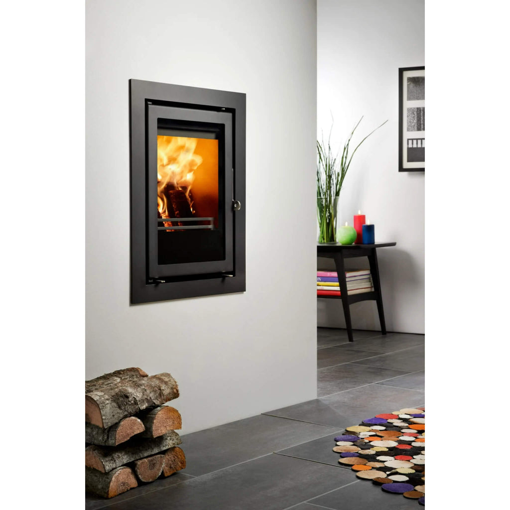 Westfire Uniq 35 SE Inset Multi Fuel Stove with 4 Sided Frame DEFRA Approved