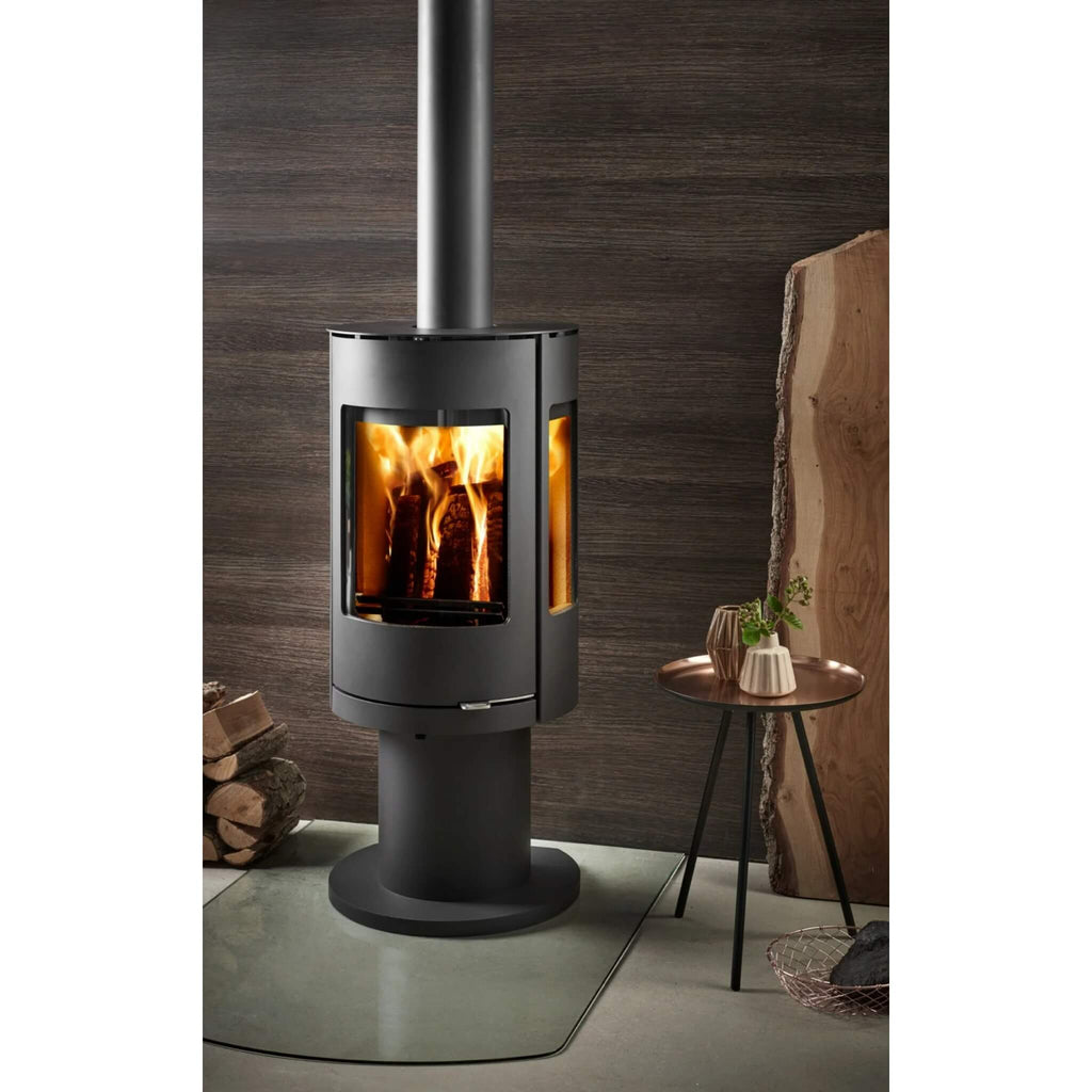 Westfire Uniq 37 SE Pedestal One Convection Wood Burning Stove Defra Approved